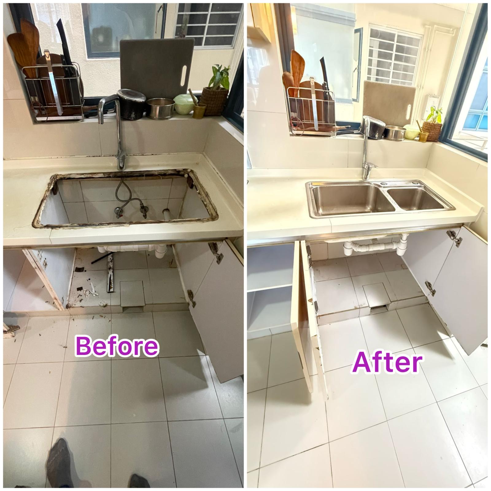 Professional Kitchen Sink Replacement Service in Singapore – Upgrade Your Kitchen with TASFIA ENGINEERING & CONSTRUCTION PTE LTD